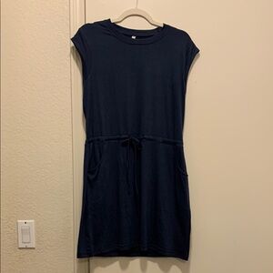 Navy Blue Casual Dress